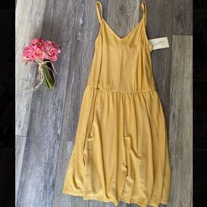 Yellow summer dress